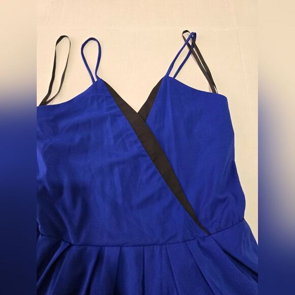 Hunter Bell New York Royal Blue V-neck Jumpsuit Size 0 - Picture 3 of 13